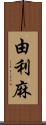 由利麻 Scroll