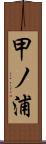 甲ノ浦 Scroll