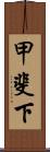 甲斐下 Scroll