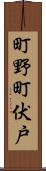 町野町伏戸 Scroll