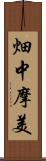 畑中摩美 Scroll