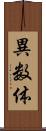 異数体 Scroll