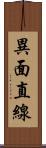 異面直線 Scroll