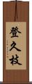 登久枝 Scroll