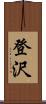 登沢 Scroll