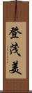 登茂美 Scroll