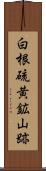 白根硫黄鉱山跡 Scroll