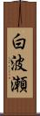白波瀬 Scroll