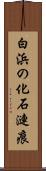 白浜の化石漣痕 Scroll