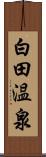 白田温泉 Scroll