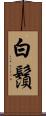 白鬚 Scroll