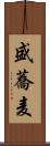 盛蕎麦 Scroll