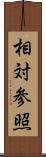 相対参照 Scroll