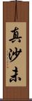 真沙未 Scroll