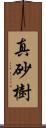 真砂樹 Scroll