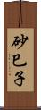 砂巳子 Scroll