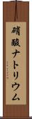 硝酸ナトリウム Scroll