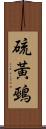 硫黃鵐 Scroll