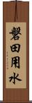 磐田用水 Scroll