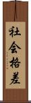 社会格差 Scroll