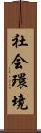 社会環境 Scroll