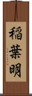 稲葉明 Scroll