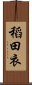 稻田衣 Scroll