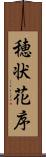 穂状花序 Scroll