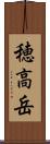 穂高岳 Scroll