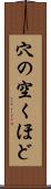 穴の空くほど Scroll