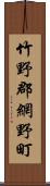 竹野郡網野町 Scroll