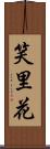 笑里花 Scroll