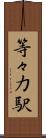 等々力駅 Scroll