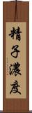 精子濃度 Scroll