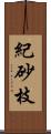 紀砂枝 Scroll