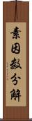 素因数分解 Scroll