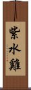 紫水雞 Scroll