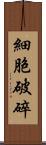 細胞破碎 Scroll