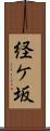 経ケ坂 Scroll