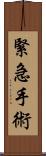 緊急手術 Scroll
