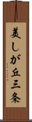 美しが丘三条 Scroll