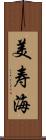 美寿海 Scroll
