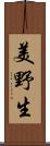 美野生 Scroll