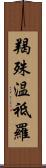羯殊温祗羅 Scroll