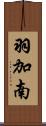 羽加南 Scroll