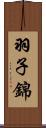 羽子錦 Scroll