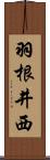 羽根井西 Scroll
