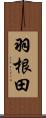 羽根田 Scroll