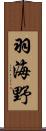 羽海野 Scroll