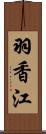 羽香江 Scroll